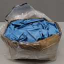 Benass Pop Up Canopy Replacement Top with Air Vent and 1" Reserved Velcro Strip (10x10, Light Blue)