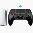 RGB Wireless Gamepad for PS5, Bluetooth-compatible Game Controller for PS5 Slim/PS5 Pro with Turbo Function Macro-defined Keys