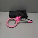 Hewog Skip Ball, Portable Foldable Colorful Flash Wheel Swing Ball, Kids Toys for Girls & Boys, Sports Fitness Toys for Kids & Adults. Gifts for Mom Women & Girls Toys Age 5-10 Years (Pink)