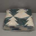 jinchan Christmas Runner Rug 3x8 for Kitchen Holiday Rug for Hallway Kitchen Green Christmas Tree Printed Winter Xmas Decor Washable Runner for Entryway Bedroom Non-Slip