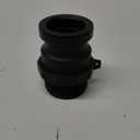 1 PC Camlock Fittings Poly Standard Type F Camlock Couplings, 2" Male Adapter x 2" Male Thread 2 inch Camlock Fittings Polypropylene Cam Groove Fitting