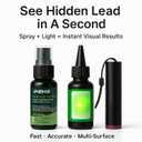 Lead Test Kit Fast Lead Detection for Dishes, Paint & Toys, Includes Non-Lead Reference Card & UV-Protection Gloves, 1 Bottle Test Liquid + Free Lab Tests, Accurate & Easy Home Use