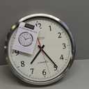 La Crosse Technology 404-1235UA-SS 14 Inch UltrAtomic Analog Stainless Steel Wall Clock (Silver)