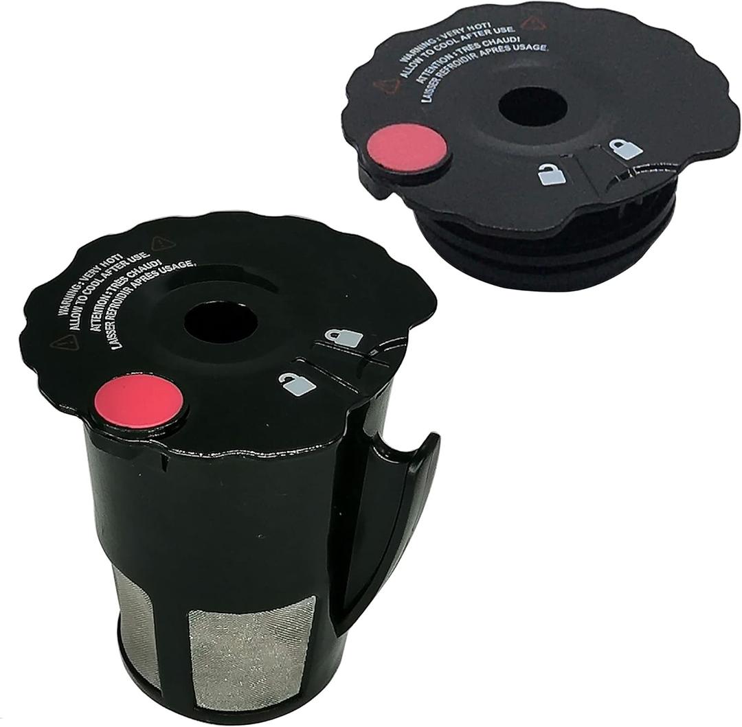 Updated Model 19367 2.0 Black Small Reusable Coffee Filter,Compatible with Keurig My K-Cup coffee Marker K200 K250 K300 K350 (1)