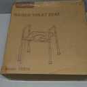 HOMLAND Raised Toilet Seat with Handles, Toilet Seat Riser for Seniors with Adjustable Height & Width, FSA/HSA Eligible 400lb Handicap Elevated Toilet Seat for Elderly, Pregnant, Fit Any Toilet