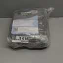 LuxUrux Bathroom Rug Set 2 Piece, Soft Absorbent Cheinlle Microfiber Bath Mat with Contour Toilet Rug, Non-Slip, Machine Wash Dry, Plush Shaggy Mats for Bathroom (20"x 30"+20"x 20" U-Shaped Gray) (Dark Grey)