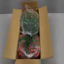 Artificial Flowers for Outdoors, 12 Bundles UV Resistant Realistic Faux Plants for Outside Porch Planter, Spring Summer Home Garden Decoration, Red