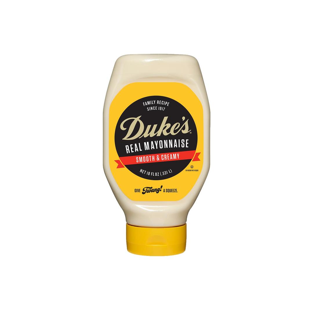 Dukes Real Mayonnaise Squeeze Bottle - Original Smooth & Creamy Taste, 18 Ounce (Pack of 1) (EXP 02/13/26)