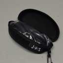 J+S Premium Military Style Classic Aviator Sunglasses, Polarized, 100% UV protection for Men Women (Black Frame/Black Lens)