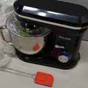 Kitchen Stand Mixer, 6.5Qt Household Stand Mixers, 660W 6+P Speed Tilt-Head Electric Dough Mixer, Food Mixers for Daily Use with Dough Hooks, Whisk, Beater (Black)