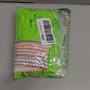 Herseas Women's Bikini Sets Colorblock Trim 2 Piece High Waisted Swimsuit Scoop Neck Adjustable Spaghetti Straps Bathing Suit (Large, Bright Green)