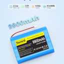 9900mAh 3.6V Battery Replacement for ADT Command Smart Security Panel ADT5AIO-1 ADT5AIO-2 ADT5AIO-3 ADT2X16AIO-2 ADT7AIO-1 2X16 AIO ADT2X16AIO-1 Battery 300-10186