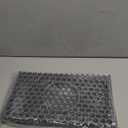 Sink Protectors Mat - 25.79"x13.98" Kitchen Sink Pad for Bottom of Basin for Protection of Stainless Steel and Tableware, Farmhouse Rubber Basin Mat Protector with Center Drain - Light Gray