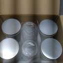 6 Pack 20 oz Glass Mason Jars With Lids, Canning Jars for Jam, Honey, Sugar, Coffee, Candy, Cookie, Wedding Favor Decorating Jelly Jar, Candle Holder