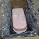 Hamilton Beach Electric Stand Mixer, 4 Quarts, Dough Hook, Flat Beater Attachments, Splash Guard 7 Speeds with Whisk, Rose