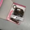 Curly Clip In Hair Extensions, 4PCS 20 Inch Chocolate Brown with Highlights Extensions Clip Ins, Lace Weft Short Curly Invisible Natural Hairpieces for Women