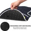 Halloween Black Cat Bath Mats for Bathroom 20x30 Inch Non Slip Washable Black Cat Bathroom Rugs Plush Soft Absorbent Halloween Home Decor Rug (1'8" x 2'6" (Oval))