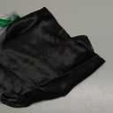 AOTORR Men's Luxury Shiny Silk Like Satin Button Up Dress Shirts Slim Fit Long Sleeve Nightclub Party Disco Prom Shirts (XX-Large, Black)