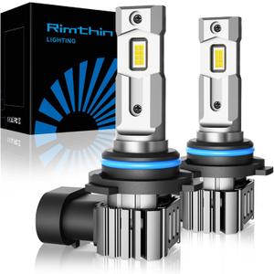 9005 Bulbs, Super Bright 6000K Cool White 9005 Fog Bulb with Cooling Fan, IP67 Waterproof, Pack of 2