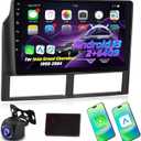 Android 2G+64G Car Radio for Jeep Grand Cherokee 1999-2004 - 9 Inch HD Touch Screen Stereo with Wireless Carplay & Android Auto - EQ/WiFi/GPS/SWC/Split Screen + AHD Rear View Camera