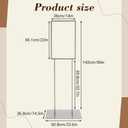 Duraaamo 14 x 22 Inch Double-sided Bulletin Sign Holder Poster Stand Heavy Duty Metal Floor Standing with Top Insert Slot A-frame Display for Indoor/outdoor Events, Frame Only(Sliver)