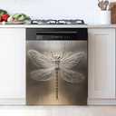 Dishwasher Magnet Sticker Cover Panel Decal Refrigerator Magnetic Sticker Decorative for Kitchen Decoration,Fridge Door Cover,Home Appliances Decor Stickers 23"x26"