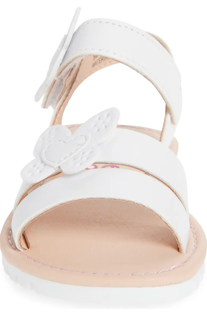 LIL GINNY WHITE SANDAL, 6M
