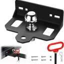 Zero Turn Lawn Mower Hitch with 2" Hitch Ball 6000 LBS, Heavy Duty Bolt-On Trailer Hitch, Universal Fits 2" Coupler, Magnetic Pin Included for Tractor, Trailer Cart, ATV, UTV