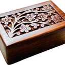 Pet Ashes Box - Wooden Pet urn - Cremation urn Box - Small wooden urn - Pet Burial box for cat ashes - dog urn - Wood Urn for Human Ashes