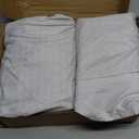 Amazon Basics Lightweight Super Soft, Comfortable Easy Care Microfiber 4 Piece Bed Sheet Set with 14-Inch Deep Pockets, Queen, Gray Crosshatch, Printed