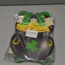 St Patricks Day Decorations St Patricks Day Wreath Door Decorations Wooden Wreaths for Front Door Hanger Gold Coin Jar Leprechaun Feet Welcome Sign Hanging Decor for Porch Wall Indoor Home Decor