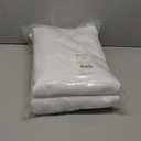 NICETOWN 100% Blackout Window Curtain Panels, Cold and Full Light Blocking Drapes with Black Liner for Nursery, 84 inches Drop Thermal Insulated Draperies (White, 2 Pieces, 52 Wide Each Panel)