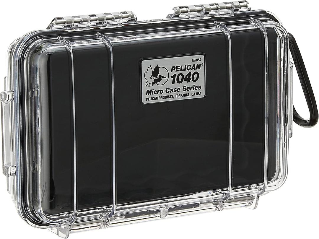 Pelican 1040 Micro Case (Black/Clear)