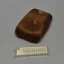 Hair Toppers for Women Real Human Hair,10 inch 30g Light Brown Human Hair Topper for Women 150% Density Silk Base Middle Part Clip in Hair Pieces Straight Hair for Daily Use