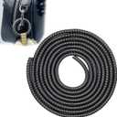 2 x Anti-Loss Coil for Doll Keychain,Doll Accessories (Dolls are Not Included) | Prevents Unhooking from Bags ,Colorful and DurableLength 4.9Ft (Bright Black)