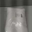 NICETOWN White Linen Sheer Curtains and Drapes 84 inches Long, Rod Pocket & Back Tab semitransparent with Light Through Vertical Window Treatments for Sliding Glass Door & Living Room, 52"W, Set of 2