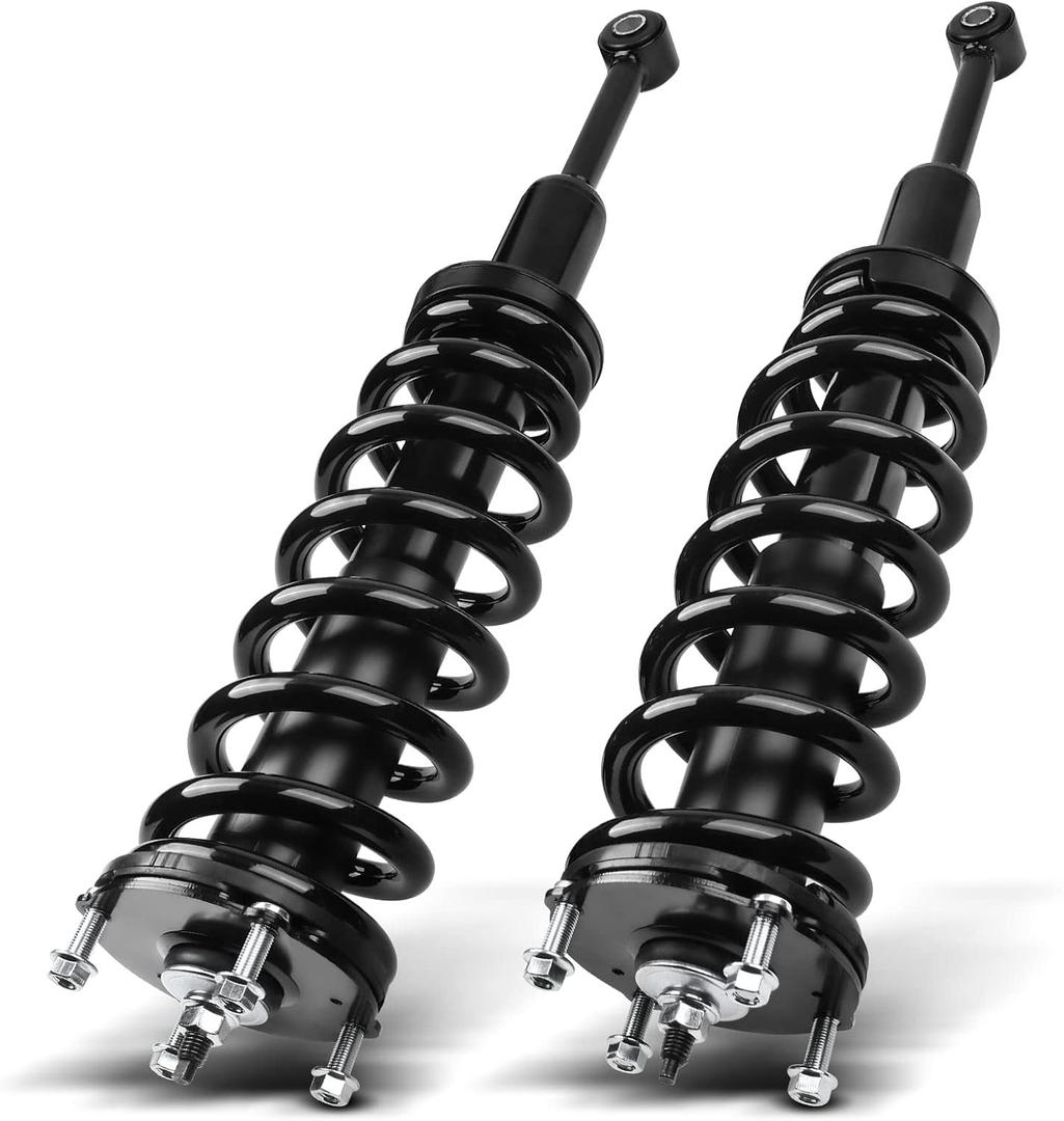 A-Premium Front Pair (2) Complete Strut & Coil Spring Assembly Compatible with Toyota Sequoia 2008-2020, 4WD Only, Driver and Passenger Side