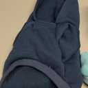 2 Pack Dog Hoodie Warm Hood Dog Sweater Cold Weather Small Dogs Sweatshirt Comfort Pet Clothes for  Dogs with Pockets Cats Chihuahua Clothes for Male Female Girl Boy Sporty Daily Wear (S (Back: 9.45", Chest: 14.9"), Navy+Blue)