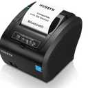 MUNBYN Bluetooth Thermal Receipt Printer P047, 80mm POS Printer, Thermal Printer with USB Serial Ethernet, Bluetooth, Support Android Windows PC iOS (Do Not Support Paypal Doordash Grubhub Vagaro) (Black)