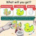 2 x 1 Pack Skin Picking Fidget, Picky Pad Fidget Toy, Sensory Tool for Anxiety Relief, Ideal for Adults with Trichotillomania