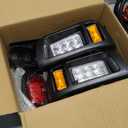 LED Headlight Tail Light Kit Compatible with Club Car DS Golf Carts 1993-UP 12V Street Legal Light Kit with Turn Signal Wire Harness Compatible with Club Car DS for Gas and Electric