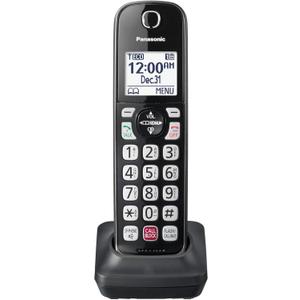 Panasonic Additional Cordless Phone Handset for use with KXTGD81x and KXTGD83x Series Cordless Phone Systems  KXTGDA83M (Metallic Black)