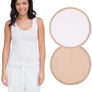 2 Pcs Caster Oil Wrap Packs for Breast, Soft Organic Cotton Castor Oil Pack Wrap, Anti-Leakage Reusable Organic Castor Breast Pads for Women