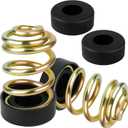 283516 Mower Compression Seat Spring & 422127 Mower Cap, Seat Spring Compatible with John D-eere Cub Cadet ZT1 Grass-Hopper Lawn Mower Suspension Seats, Seat Suspension Kit for Zero Turn Lawn Mower