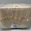 TeoKJ Storage Basket 3 Pack for Organizing, Rope Cotton Baskets for Toy, Clothes, Blankets, Decorative Basket for Living Room, Nursery, Bathroom, Jute