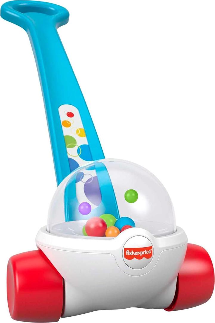 Fisher-Price Baby & Toddler Toy Corn Popper Blue Push-Along with Ball-Popping Action for Infants Ages 1+ Years, 2-Piece Assembly Fisher-Price Baby & Toddler Toy Corn Popper Blue Push-Along with Ball-Popping Action for Infants Ages 1+ Years, 2-Piece Assembly