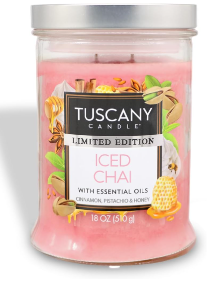 Tuscany Candle® Limited Edition Scented Jar Candle - Iced Chai 18 oz