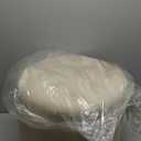 Amazon Basics Round Linen Ottoman with Storage, Tufted Upholstered Footstool for Living Room and Bedroom, 20" x 17", Linen Burlap Beige