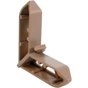 Prime-Line PL 15759 3/4 In. x 7/16 In., Champagne Plastic, Miter Cut Screen Frame Corners (20 Pack)
