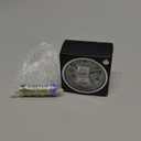 Seiko Fuji Dark Bedroom Alarm Clock, Metallic Black